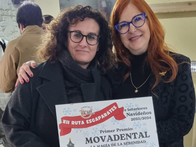 Movadental Primer Premio de la XII Ruta de Escaparates e Interiores Navideños de Móstoles